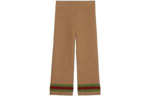 GUCCI Детские вязаные спортивные штаны khaki