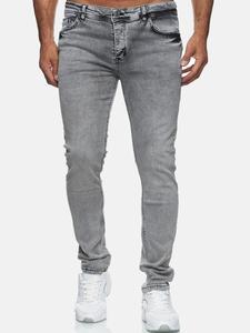 Узкие джинсы Reslad RS2091, серый