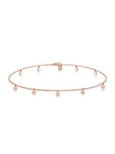 Elli Колье из серебра 925 пробы с геометрическим узором и кругом из розового золота