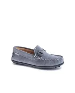 Детские кожаные мокасины Pablosky, серый