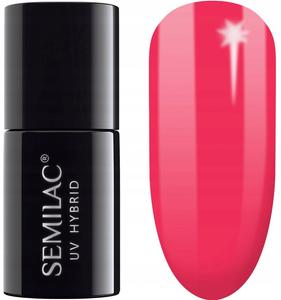 ГИБРИДНЫЙ ЛАК ДЛЯ НОГТЕЙ 571 НЕОНОВАЯ КЛУБНИКА 7 МЛ ПОЛУМАТОВЫЙ Semilac
