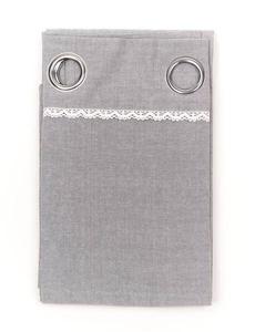 Штора с люверсами Today Charme, 140x1x240 см, серый