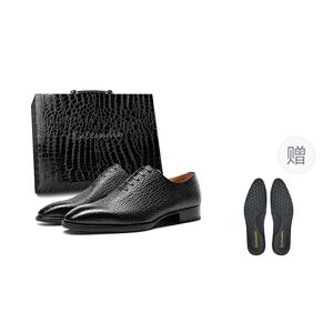 Kaltendin Мужские классические туфли черные черная кожаная коробка со стелькой, цвет Black Leather Box with Insole Included