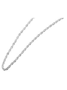 Adeliás Женское колье - цепочка из нержавеющей стали 55+5, серебро