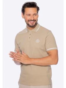 Рубашка-поло бежевого цвета Wittchen