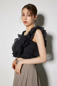 Топ с присборенной баской