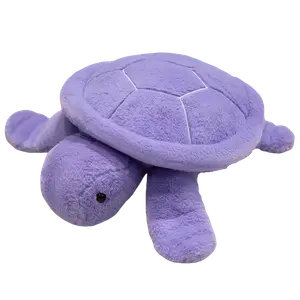 Реалистичная разноцветная черепаха плюшевая кукла высота 40см Pissie, фиолетовый
