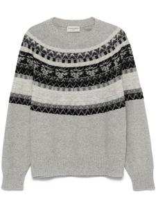 Officine Generale свитер Manolo, серый