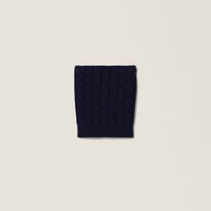 Шерстяной топ MIU MIU, синий