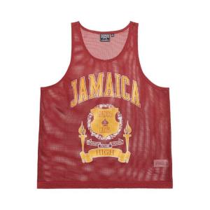 Топ Stussy x Denim Tears Mesh Tank, Cardinal