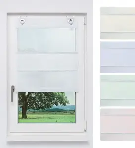 Римская штора/римская штора от Lysel - магнитная римская штора из бамбука (ШxВ) 60 см * 130 см, белая
