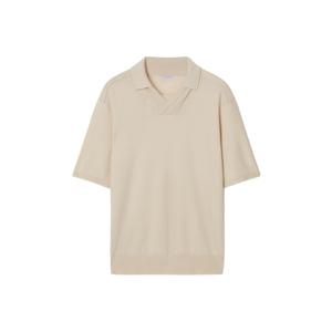 V-образный вырез шерстяная поло Burberry, белый