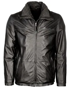 Кожаная куртка JCC "MartinLN", черный