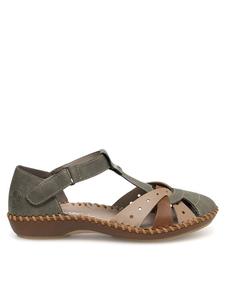 Туфли Rieker, зеленый