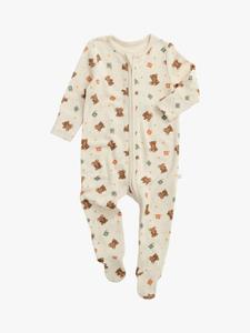 Детский комбинезон-мишка из хлопковой смеси с молнией MORI, Multi