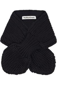 Шарф с прорезью Ymc, черный