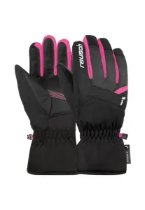 Перчатки Reusch, Blck Blck Melang Pink Glo