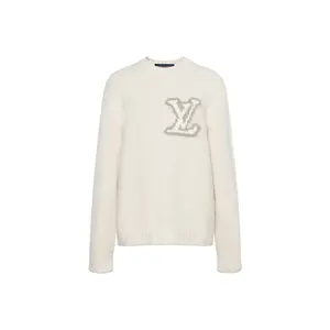 Lv Intarsia Crewneck LOUIS VUITTON, белый
