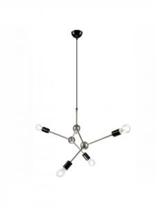 Подвесной светильник (Ш) 82 см из матовой нержавеющей стали Licht-Erlebnisse