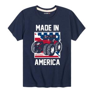 Футболка Case IH Made In America для мальчиков 8–20 лет с графическим рисунком Licensed Character, синий