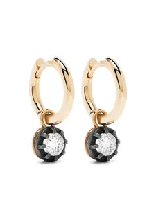 Серьги из желтого золота с бриллиантами LEANDRA, золотой