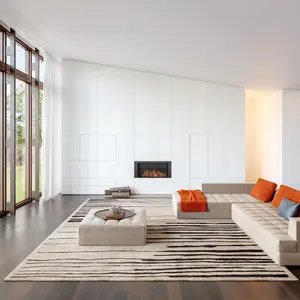 Ковер Eufemia Contemporary Abstract Area Rug nuLOOM, 122x183 см, бежевый