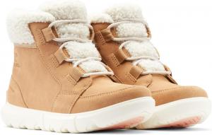 Женские зимние ботинки Sorel Explorer II Carnival Cozy, водонепроницаемые и повседневные, Canoe, Sea Salt