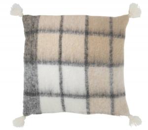 Подушка J-LINE The Fireplace, полирезин - 45 х 5 х 45 см