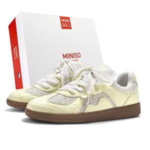 MINISO Женские скейтерские кроссовки желтые, цвет Yellow