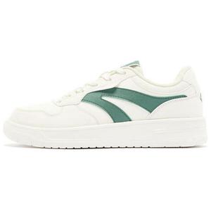 QIAODAN Низкие, износостойкие, противоскользящие кроссовки для скейтбординга, мужские, белые, зеленые