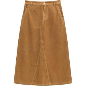 Юбка миди женская GAP, желтый