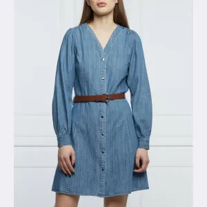 Платье с поясом Michael Kors, синий