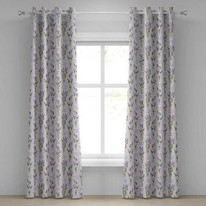 Занавеска с люверсами Abakuhaus Lavendel 2 шт, 280x225x0,5 см, фиолетовый