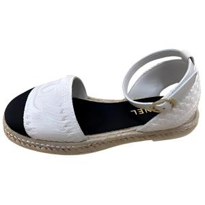 CHANEL Женские белые повседневные туфли