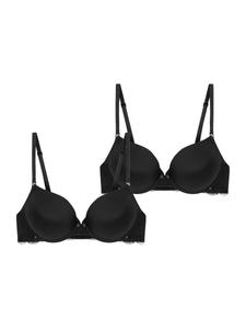 Бюстгальтер на косточках TRIUMPH Push-up Bra Lovely Micro, черный