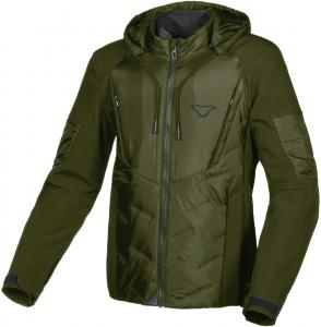Водонепроницаемая женская мотоциклетная текстильная куртка Macna cocoon, Dark Green