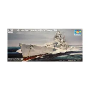 Немецкий крейсер «Адмирал Хиппер», 1940 г., Warship Models (1:700) (Trumpeter Models)