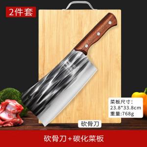 Plys Нож Dragon Spring для рубки костей + бамбуковая разделочная доска, 19 точек 3см