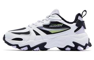 QIAODAN Низкие повседневные туфли с амортизацией, износостойкие, водонепроницаемые и дышащие, женские, цвет черный/фиолетовый