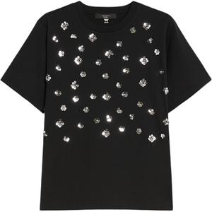 Футболка Weekend Max Mara Cabina с пайетками WEEKEND MaxMara, черный
