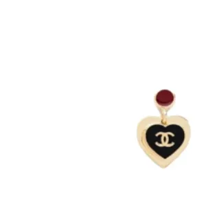 CHANEL Серьги Women's Black Gold