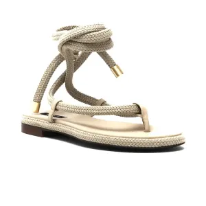 Сандалии с добавлением кожи Patrizia Pepe, желтый