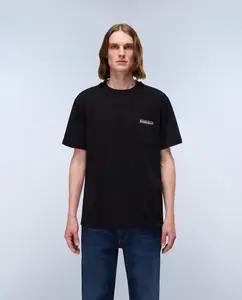 Мужская зеленая футболка с коротким рукавом Napapijri