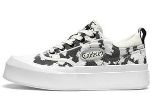 Канвасовые Преппи Большая Голова Увеличивающие Рост Дышащие Лоу-Топ Скейтбордские Кроссовки Мужские Синий Cabbeen, Черный Белый