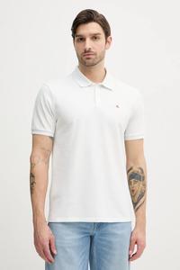 Хлопковая поло Calvin Klein Jeans, белый