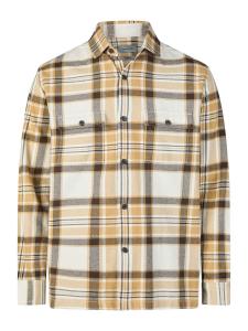 PIERRE CARDIN Рубашка на пуговицах Regular fit в желтом цвете