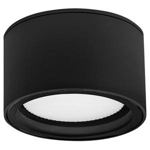 Уличный потолочный светильник Nova Luce Focus, алюминий / стекло - черный - черный