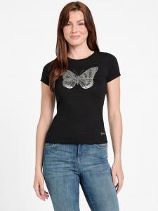 Экологичная футболка Leah Butterfly Guess Factory, черный
