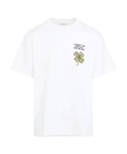 Футболка с принтом клевера (вес/вес) Carhartt Wip, белый