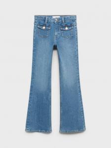 Детские джинсы клеш Mango